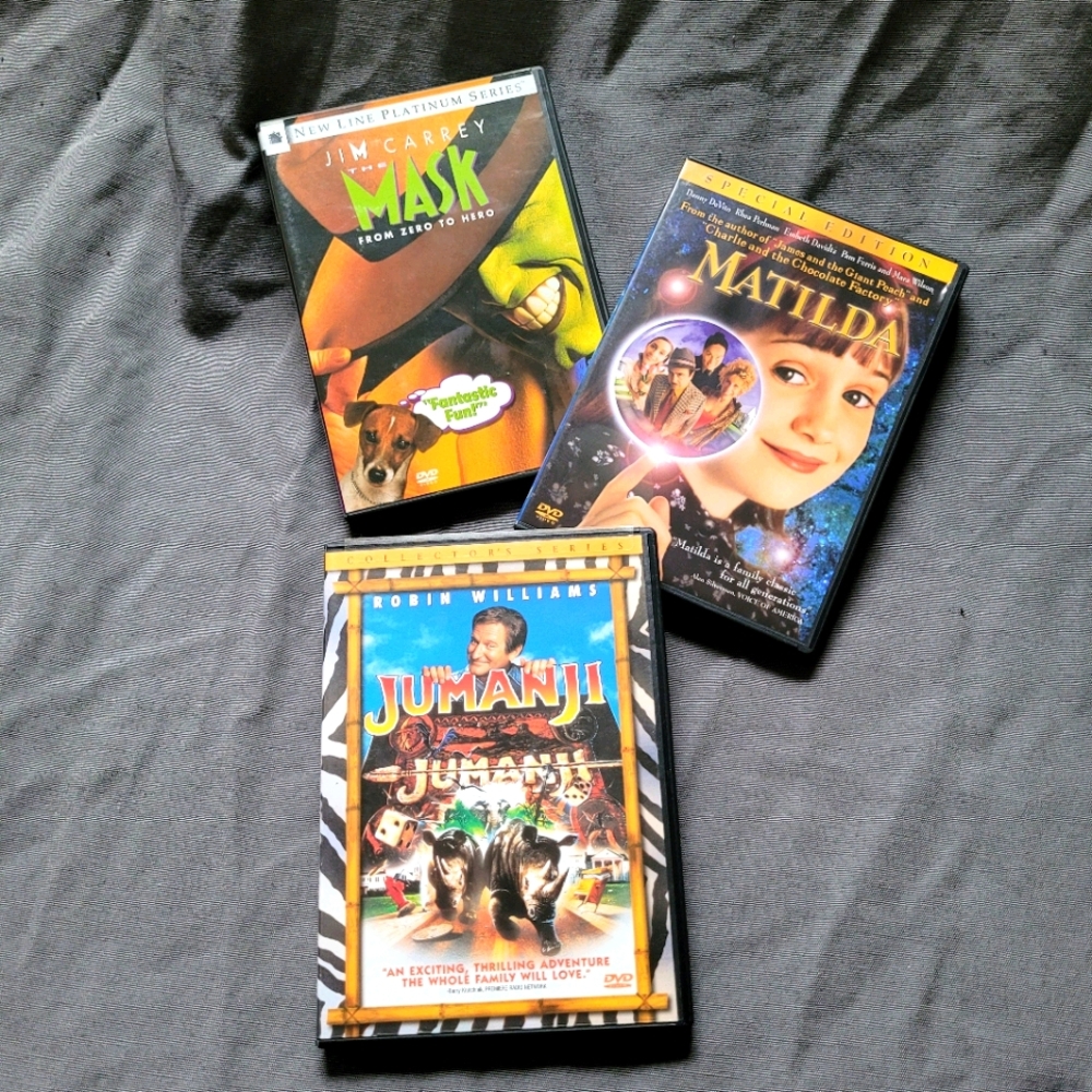 Family DVD Bundle | Matilda The Mask Jumanji